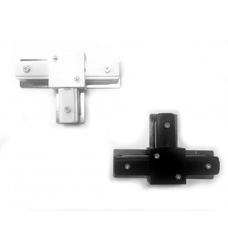 Connecteur de type T pour rail renforcé - Réf. CONMONOTB - Adaptable pour spots LED_2