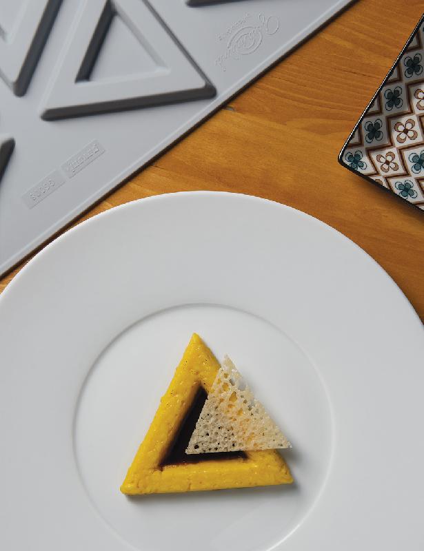 Triangolo - Moule en silicone Gourmand Pavoni Italia - 6 empreintes_2