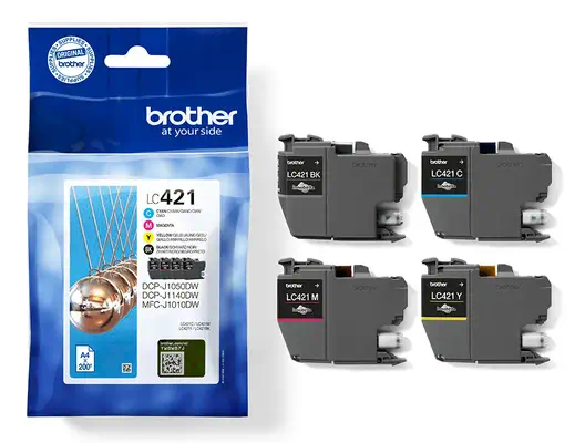 LC421VAL - Pack de 4 cartouches d'encre originales Brother_2