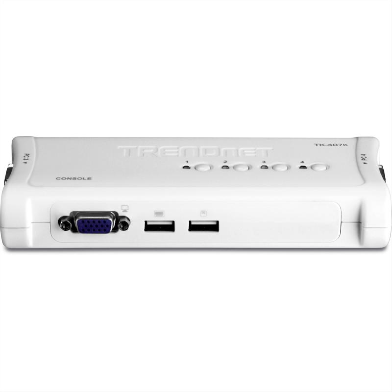 Trendnet tk-407k kit de switch kvm à 4 ports usb_2