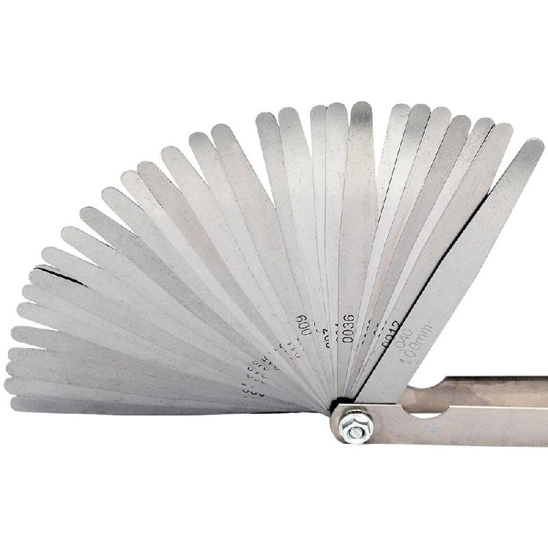 Jauges d'épaisseur - 22 lames de 100 mm, 0,05 à 1 mm_2