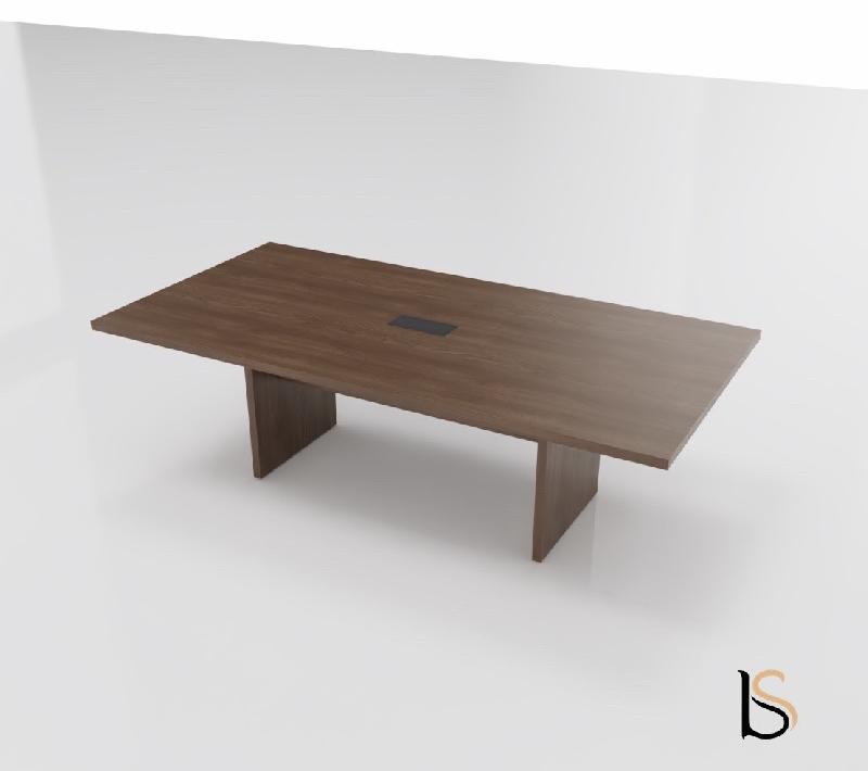 Table de réunion rectangulaire Sile - Bralco - Noyer_2