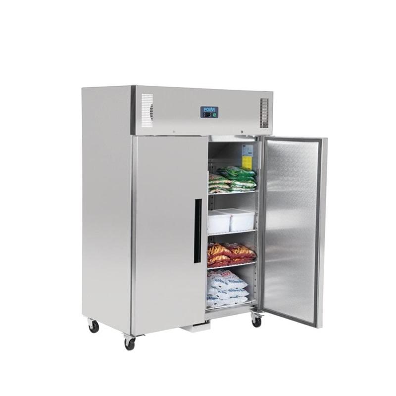 Armoire réfrigérée négative double Inox GN 2/1 - 2 portes - Série G - 1200L | Polar - G595_2