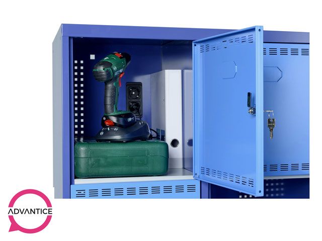 Paralocker XL - Armoire de stockage et rechargement 8 casiers avec prises électriques et options de verrouillage_2
