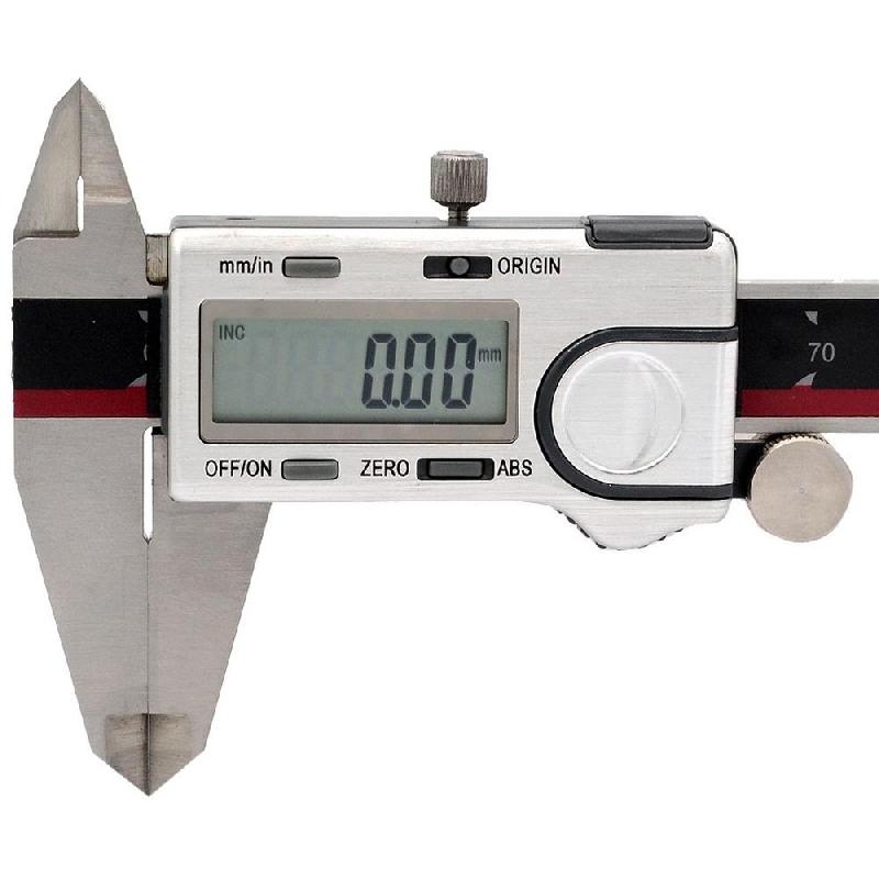 Pied à coulisse digital PRO - 150 mm - Grand afficheur 0,01 mm - Jauge de profondeur et sortie mini USB_2