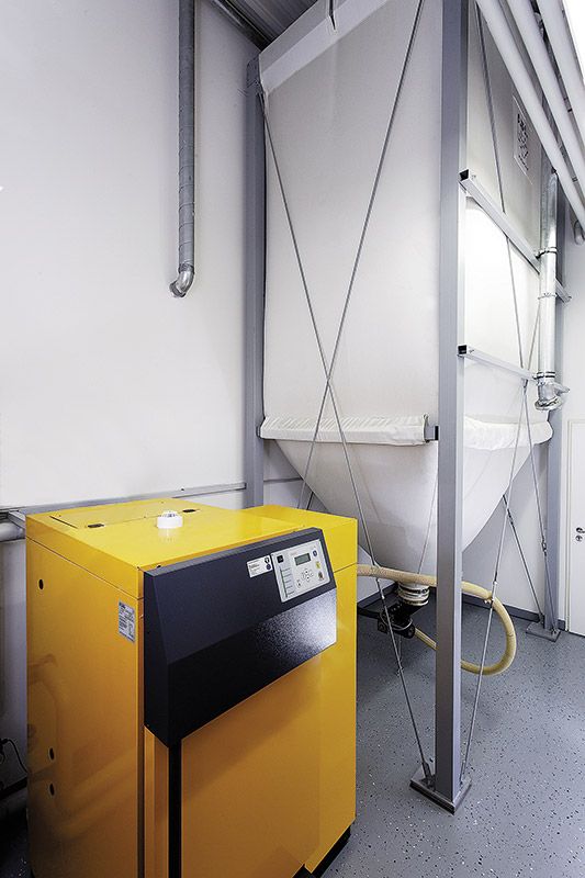 Silo polyvlent classique  avec sortie en tissu conique pour granulés de bois modèles flexibles - Flexilo standard - ABS_2