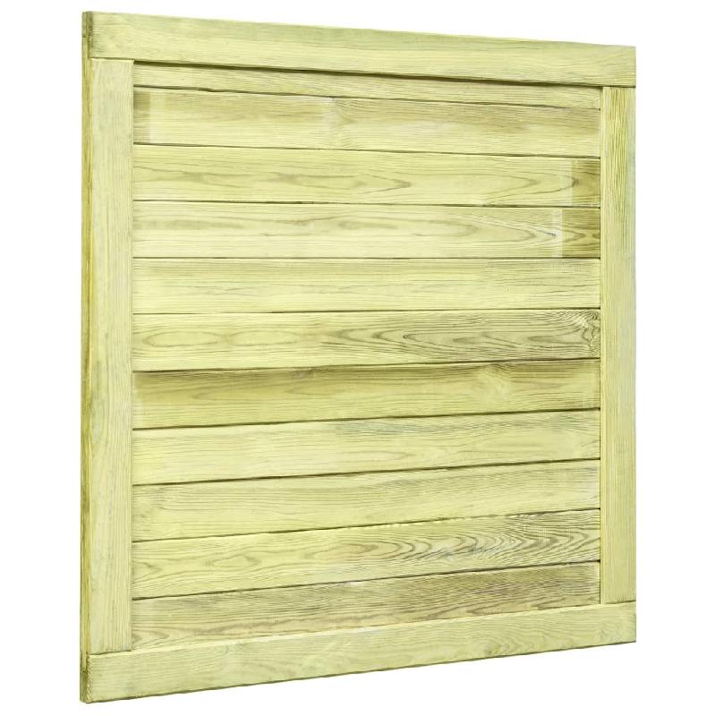 Vidaxl portail de jardin bois de pin imprégné 100x100 cm 45333_2