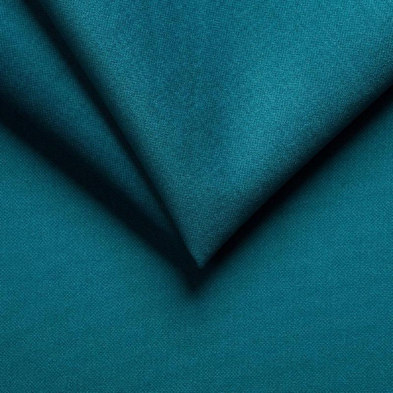 Fauteuil fixe FOLIO - Velours turquoise - Fabrication 100% italienne - Confort ferme_2