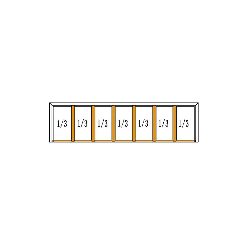 Table de préparation pizza saladette - ESL3858GR - Acier inoxydable - Plan de travail en granit_2