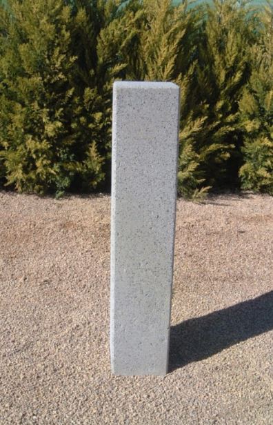 Borne en béton Ursus - Ciment Green Seal - Granulats siliceux - Plastifiant Polymère Fiberglass AR - Couleurs standards_2