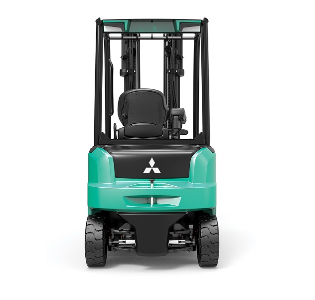 Chariot élévateur électrique compact Mitsubishi 3000 kg - 4 roues, 80 V, pneus pleins souples_2