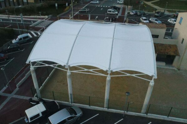 Couverture de terrain de boules sur mesure - Matériaux haute qualité - Normandie Structures_2