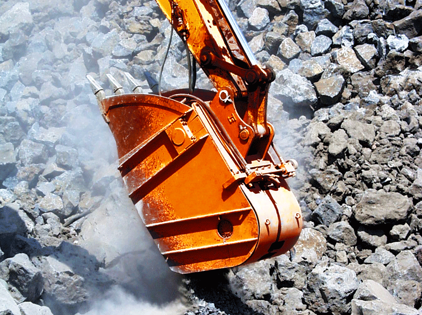 Godet concasseur - mâchoire à mouvement translatoire - capacité SAE 0.75 m³ ou 1 m³_2