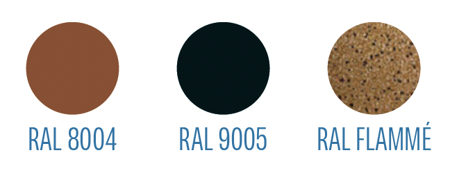 Panneau sandwich imitation tuile 40mm - Toitures neuves ou rénovations - Rouge 8004, noir ou flammé_2