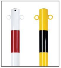 Pot60prb - barrière à chaîne poteaux métalliques - signals - l 70 x l 70 mm, ø 60 mm_2