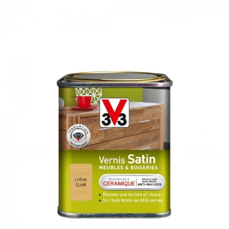 Vernis meuble et objet V33 - chêne clair satiné - 0.25L_2