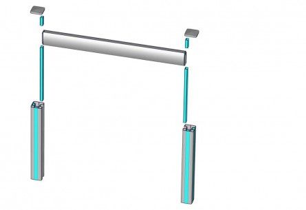 Clôture en aluminium - Roy - vissé - modèles Prestige et Confort - sur mesure, 22 coloris au choix_2