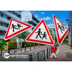 Panneau de danger A13a - Endroit fréquenté par les enfants - Signalisation routière WP Signalisation_2