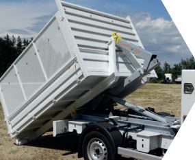 Appareil hydraulique pour bennes et containers sur camions légers