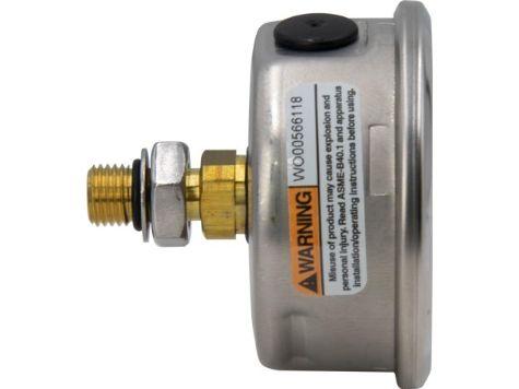 G2533SR, Manomètre, 63 mm Face, Montage arrière, Bain de glycérine, 200 bar pression maximale_2