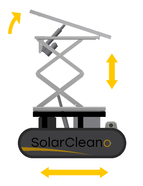 Robot de transport tout-terrain pour robots de nettoyage M1, F1 et F1A - Compatible multi-modèles - SOLARCLEANO T1_2