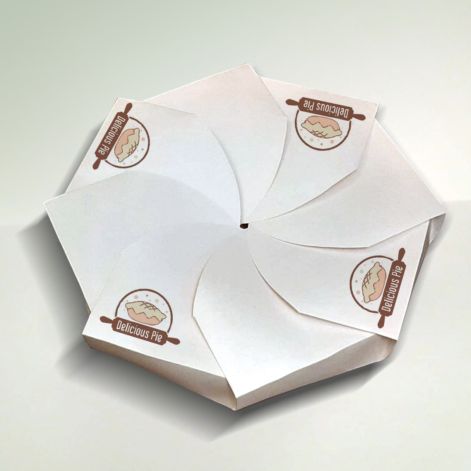 Boîte écologique sans colle, assemblée par pliage