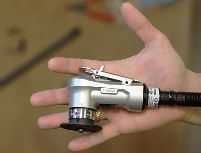 Chanfreineuse portative pneumatique ASO 300 - ébavurage des arêtes droites et contours_2