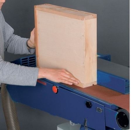 Ponceuse de chants Holzkraft KSO 1500 - 5368150 - unité pivotante, bande abrasive oscillante, dispositif manchon abrasif_2