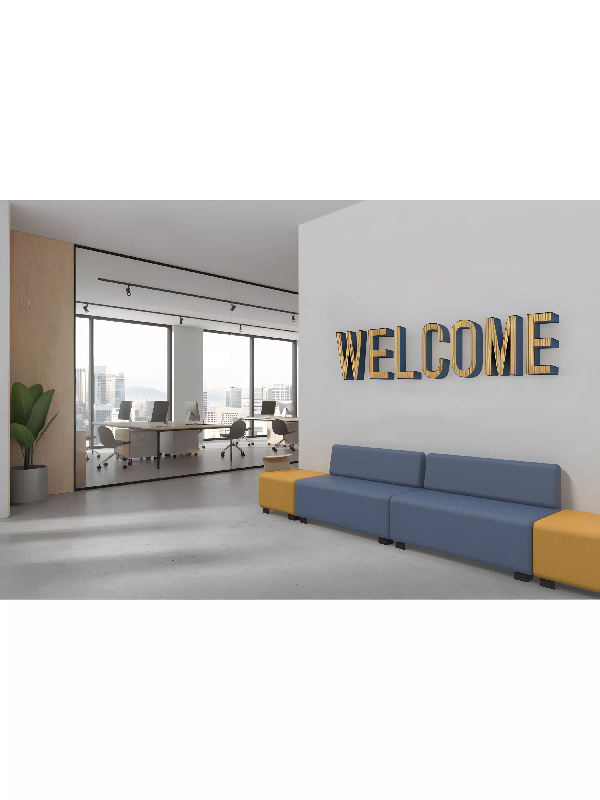 Pouf 1 place jaune safran_2