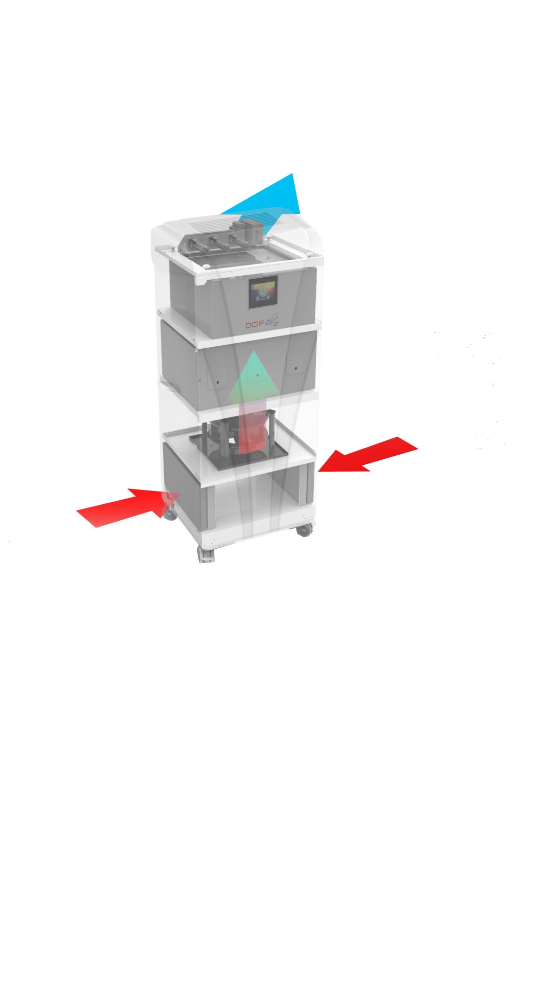 Purificateur d'air DOPAIR® 3000 - 3.000 m3/h pour zones à risques en milieu hospitalier_2