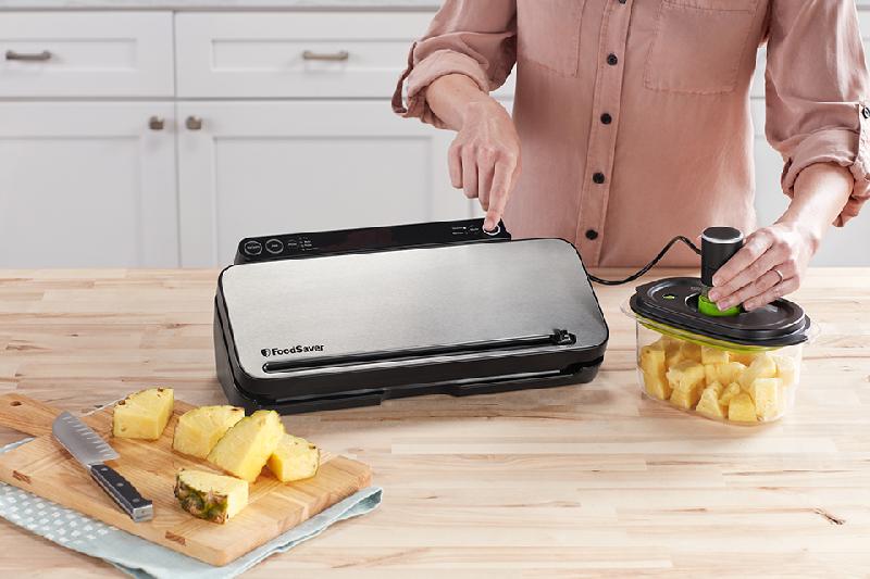 Vs3190x - machine sous-vide - FoodSaver - multi-usages en acier inoxydable_2