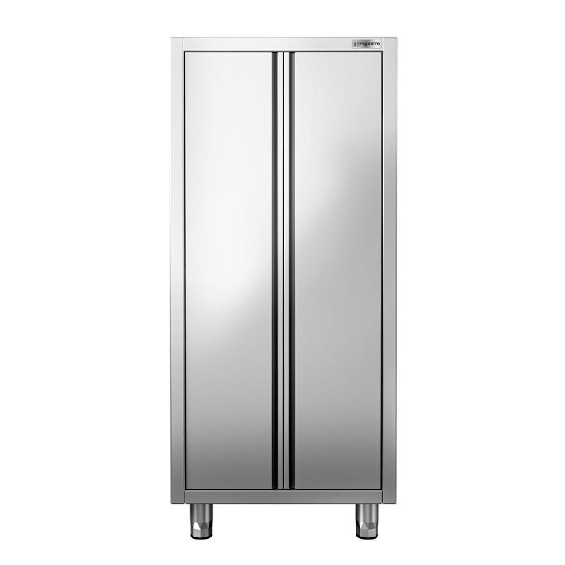 Armoire haute inox P 700 x 1800- 2 portes battantes -_2