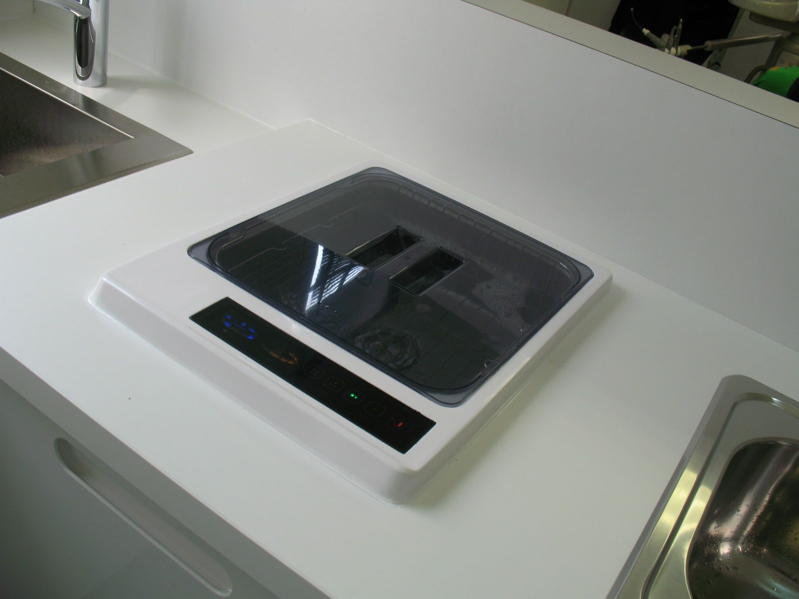 Cuve ultrason encastrable 14,3L - Composite antibactérien - Bruit <60dB - 400W/42kHz_2