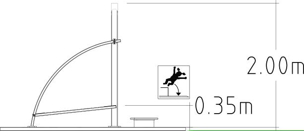 Équipement de fitness extérieur - Denfit Gym Combi 9 - 8065122 - Hags - Vert - À fixer sur dalle ou plots béton_2