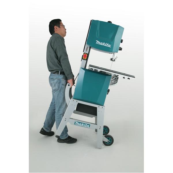 Scie à ruban Makita LB1200F - 900 W, 2 vitesses, montée sur pied à roulettes_2