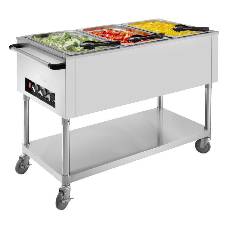 Bain-marie mobile 3x GN 1/1 - Buffalo - JB984_2