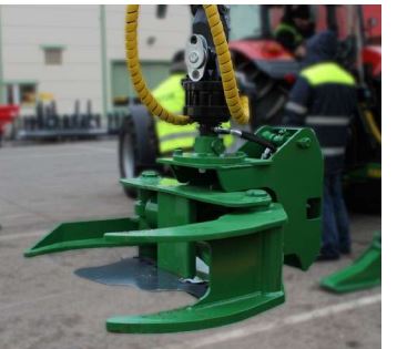 Grappin coupeur à couteau fixe pour l' exploitation forestière_2