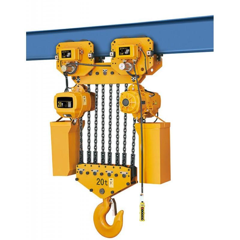 Palan électrique mobile à chaîne TOR HHBD0,2-02T - 2TX18M/380V, 2 tonnes, 18m de hauteur_2