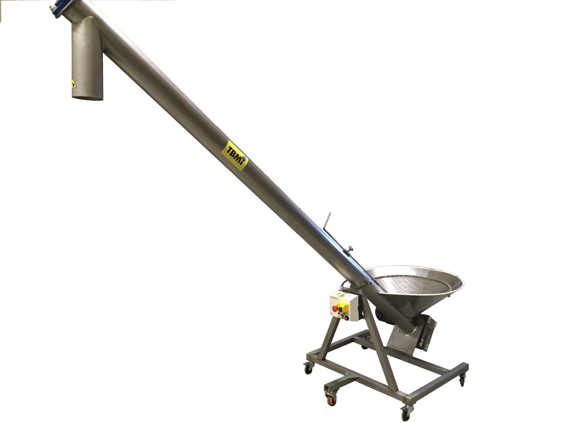 Vis à grain sans fin pour manutention de produits en vrac, poudres, granulats et pulvérulents - Débit 500 à 5000 kg/h- TBMI V100_2