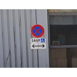 Panonceau directionnel M3b1 - Direction à suivre : droite - Conforme aux normes CE et NF_2