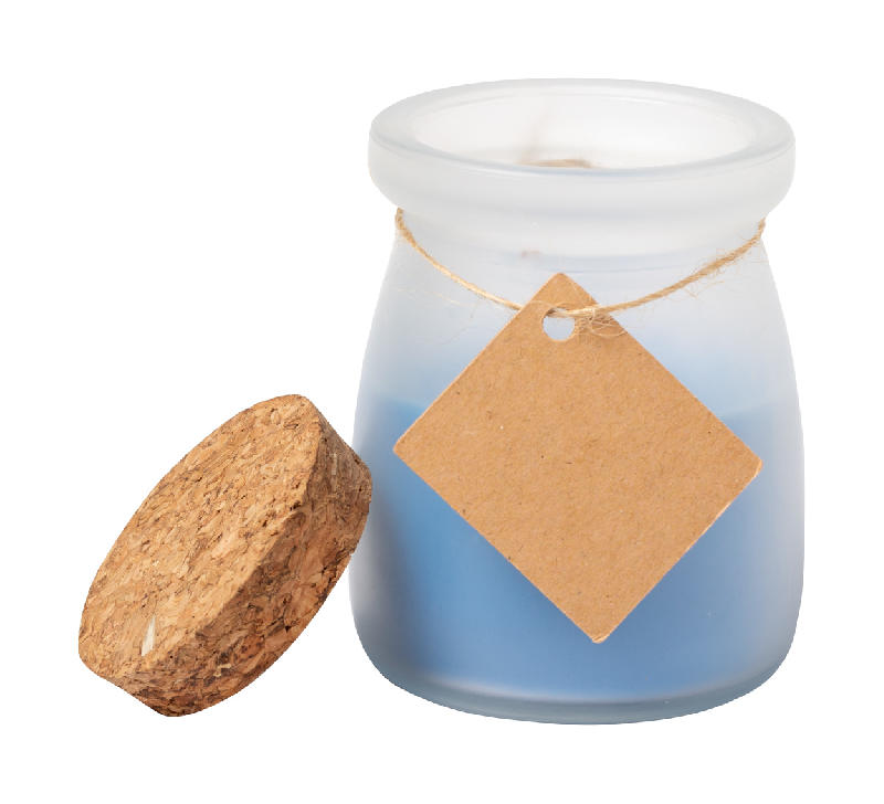 Bougie parfumée - Océan - Pot en verre - Couleur bleue - 146g_2