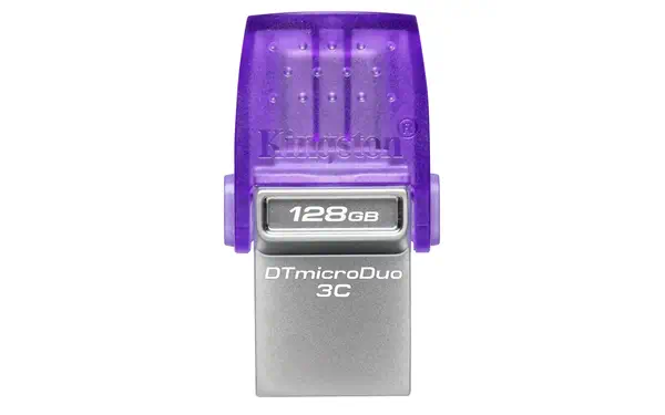 128 Go DataTraveler microDuo 3C 200 Mo/s dual USB-A + USB-C_2