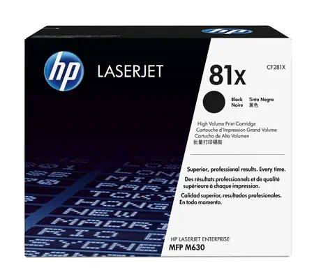 HP 81X toner LaserJet noir authentique grande capacité_2