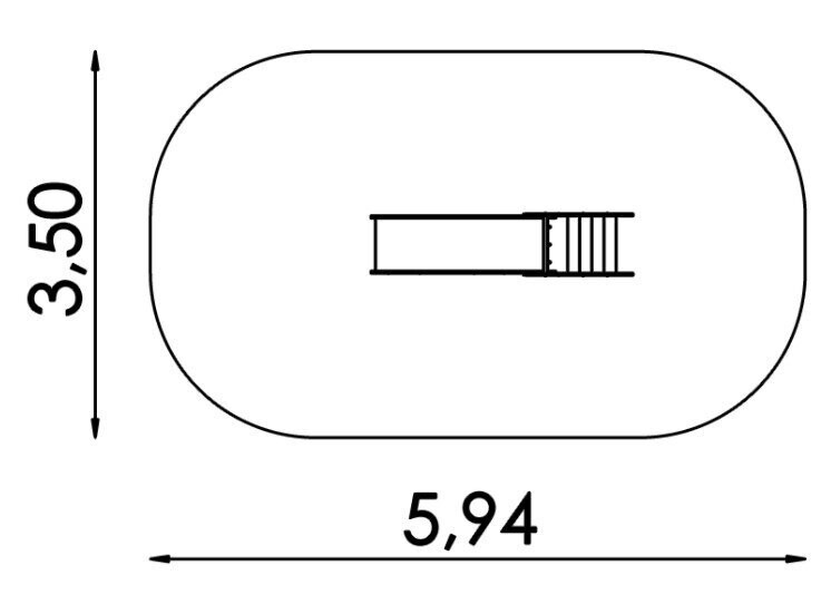 Toboggan Pingouin en acier inoxydable et PEHD - Aire de jeux conforme EN1176 - Référence BT18053_2