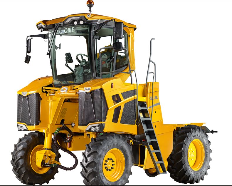 Machine à vendanger GL8.4 avec correction de dévers jusqu’à 28%