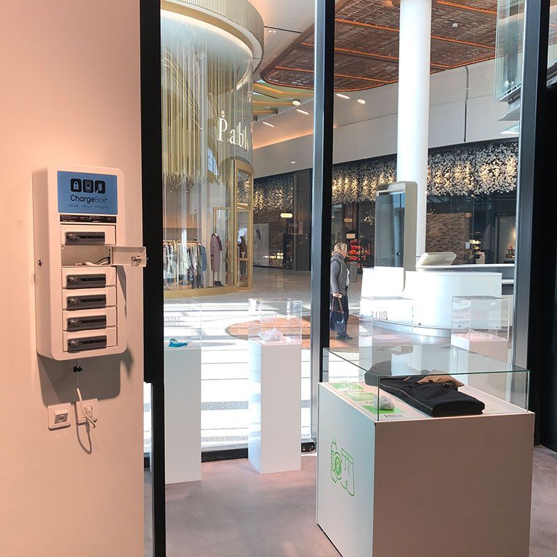 Borne de recharge pour téléphones - Compact 6 - 6 casiers sécurisés avec serrure à code ou RFID_2