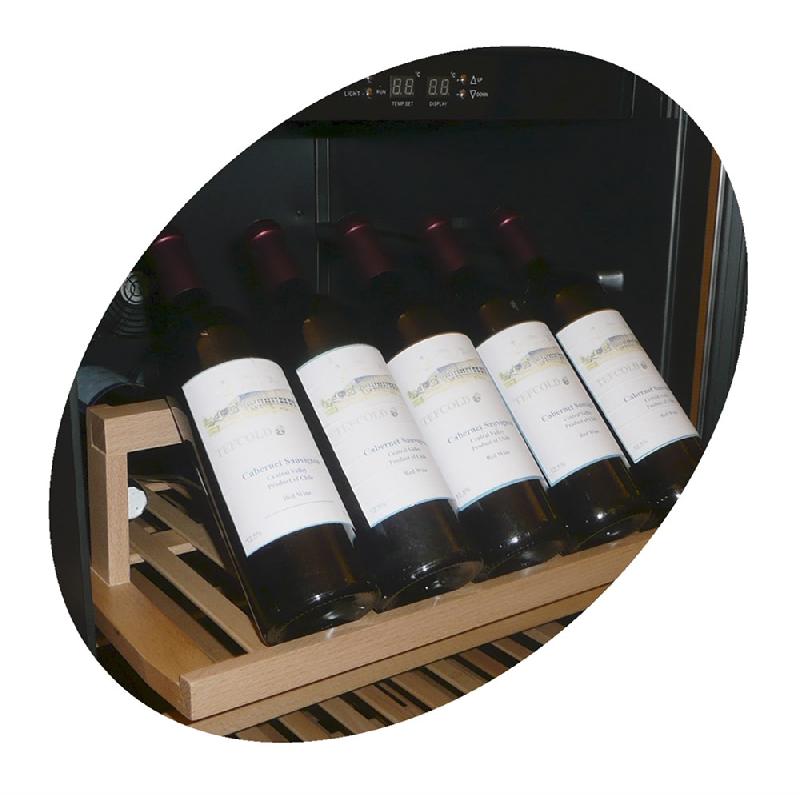 Cave à vin professionnelle inox - 165 bouteilles | Tefcold - TFW400-S_2