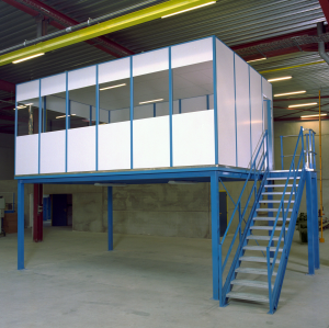 Plate-forme de bureau modulable - économique - pour atelier, usine ou entrepôt_2