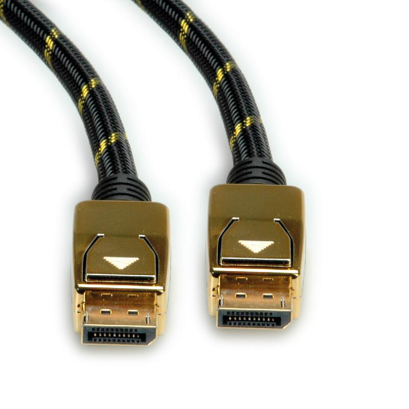 Roline gold câble displayport, v1.4, dp m - dp m, 1 m_2