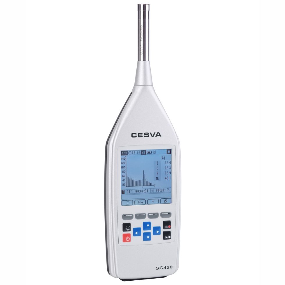 SC420 - Sonomètre-intégrateur CESVA 5C - Analyseur de spectre en temps réel de classe 1 avec connectivités Bluetooth et USB_2